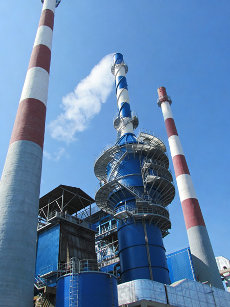 湿法脱硫+湿式电除尘器