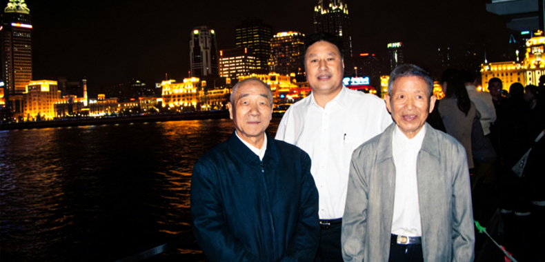 公司总经理与行业泰斗黎在时教授